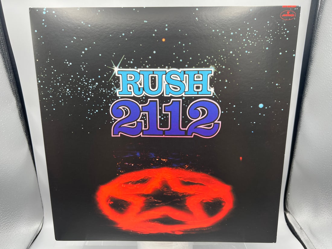 Rush: 2112 (2018); Special Edition Limited to 5,000 copies, 180 gram opaque blue vinyl, features a: Rush: 2112 (2018); Special Edition Limited to 5,000 copies, 180 gram opaque blue vinyl, features a spinning hologram of the Red Star of the Federation etched on deadwax of side B