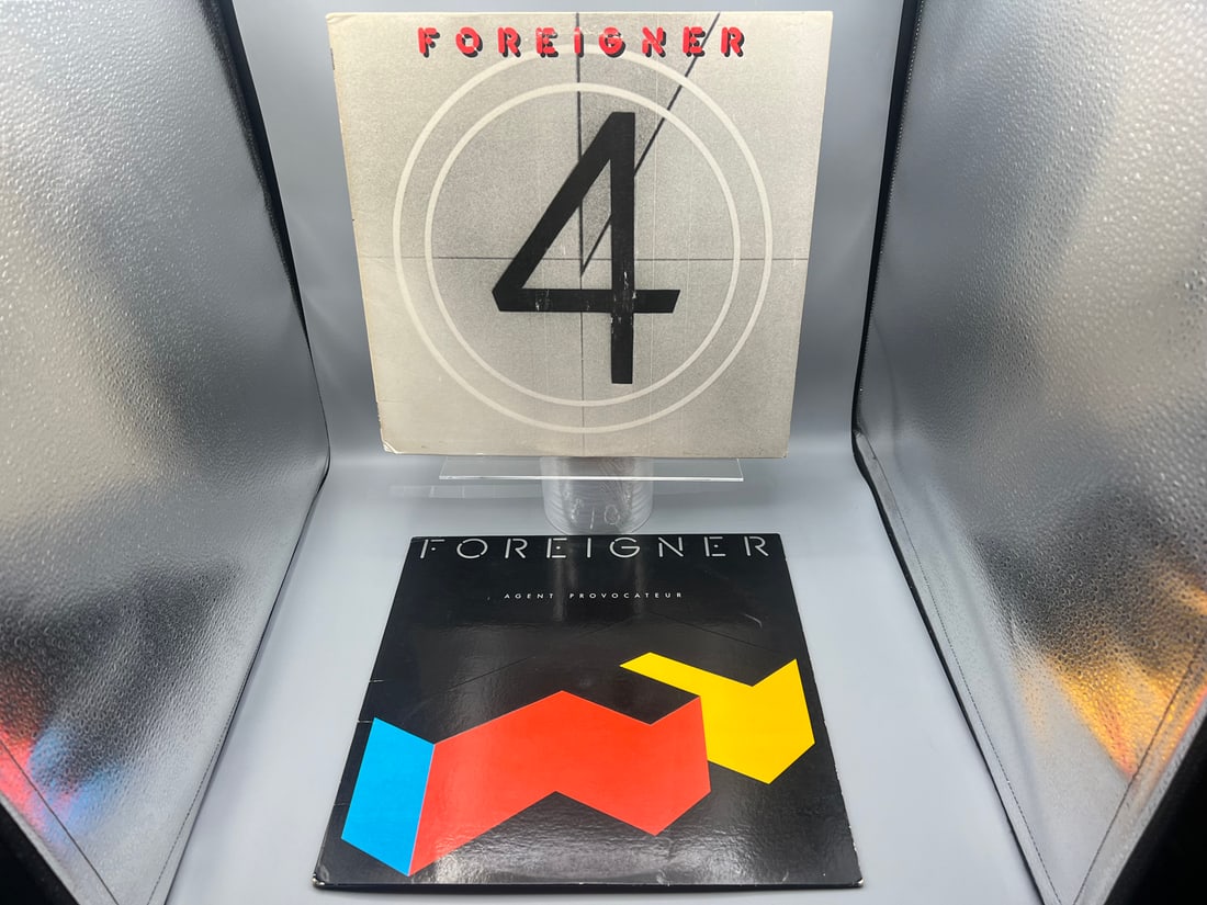 Foreigner (2 LP Lot): Foreigner 4 (1981); and Agent Provocateur (1984): Foreigner (2 LP Lot): Foreigner 4 (1981); and Agent Provocateur (1984)