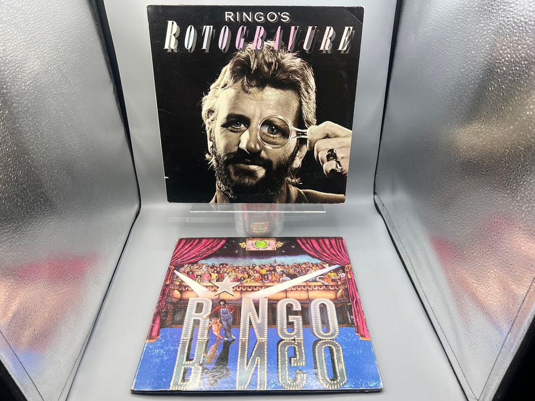 Ringo Starr (Lot of 2 LPs): Ringo (1973), gatefold, includes 20-page booklet; and Ringo's: Ringo Starr (Lot of 2 LPs): Ringo (1973), gatefold, includes 20-page booklet; and Ringo's Rotogravure (1976), gatefold