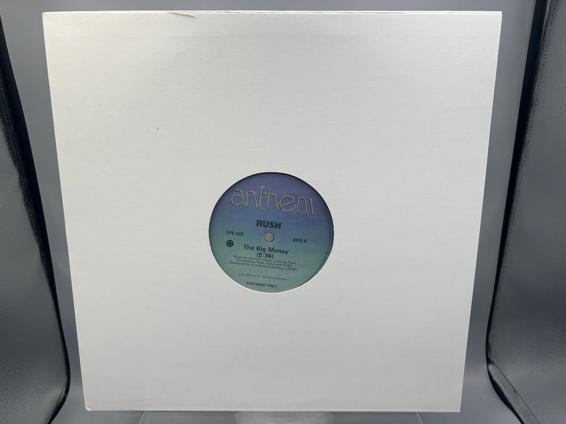 Rush: The Big Money (1985), 12-inch single, 'For Radio Only' promo, hard to find collector's iterm: Rush: The Big Money (1985), 12-inch single, 'For Radio Only' promo, hard to find collector's iterm in top condition