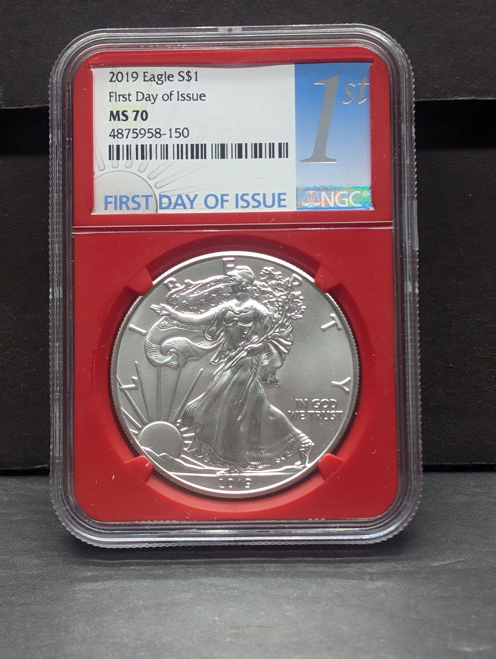 2019 American Silver Eagle - NGC MS70 *First Day of Issue* (1 of 4)