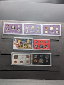6 Partial U.S. Mint Proof Sets