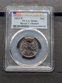 2023-P Bessie Coleman Quarter - PCGS MS66 *First Strike*