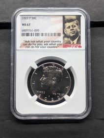2022-P Kennedy Half Dollar - NGC MS67