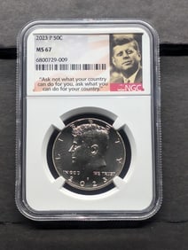 2023-P Kennedy Half Dollar - NGC MS67