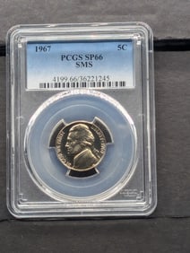 1967 SMS Jefferson Nickel - PCGS SP66