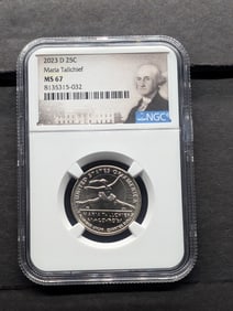 2023-D Maria Tallchief Quarter - NGC MS67