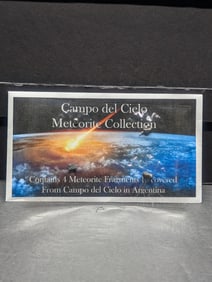 Collection of Meteorites from Campo del Cielo in Argentina - 4 Fragments