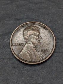 1911-D Lincoln Wheat Cent **XF+**