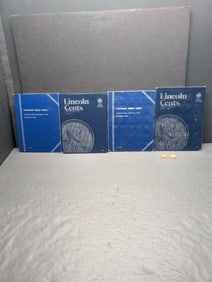 Partial Lincoln Cent Collection in 4 Albums