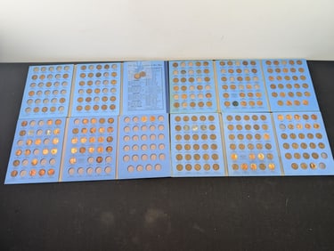 Partial Lincoln Cent Collection in 4 Albums