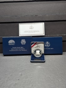 2003-P PROOF First Flight Centennial Commem Silver Dollar in OGP w/ COA