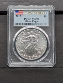 2017 American Silver Eagle - PCGS MS70 *First Strike*