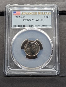 2023-P Roosevelt Dime - PCGS MS67 FB *Advanced Release*