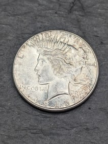 1928-S Peace Silver Dollar - AU/UNC - Better Date!
