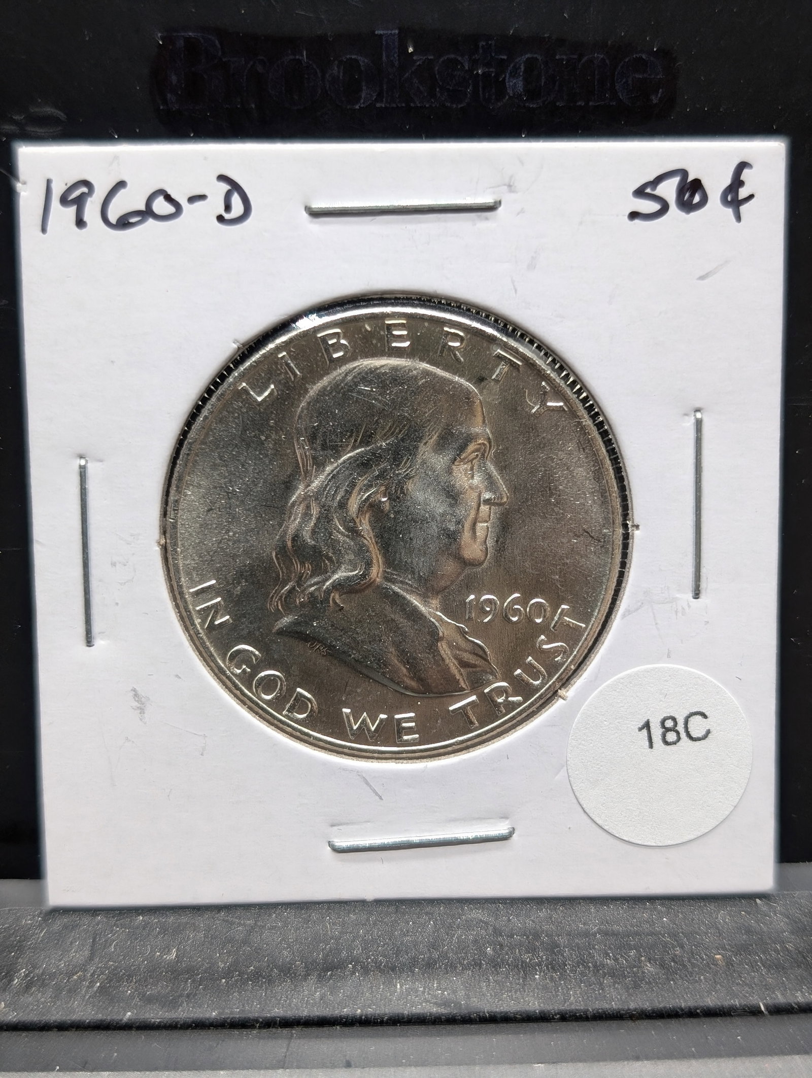 1960-D Franklin Half Dollar.: 1960-D Franklin Half Dollar.