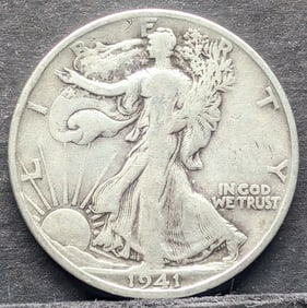 1941-S Walking Liberty Half Dollar