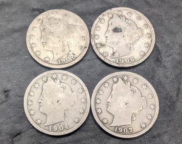 (40 coins) Liberty V Nickels Circulated