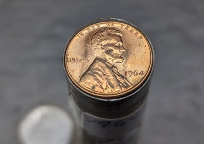 Tube Of 1964-P Lincoln Cents