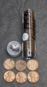 Roll of 50 1953-D Lincoln Wheat Cents