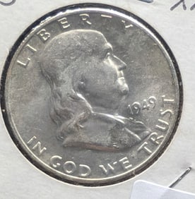 1949-S Franklin Half Dollar