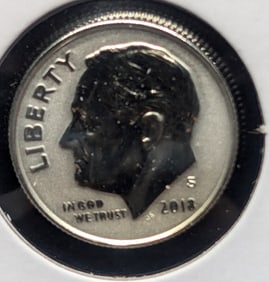 2018-S Roosevelt Silver Reverse Proof Dime