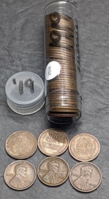 Roll of 50 1919 Lincoln Wheat Cents