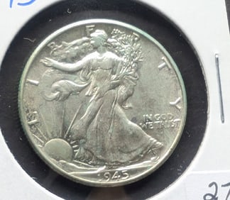 1945-P Walking Liberty Half Dollar