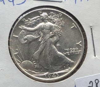 1943-P Walking Liberty Half Dollar