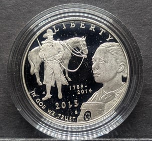 2015-S US Marshals Service Proof Half Dollar 225th Anniversary Commemorative OGP