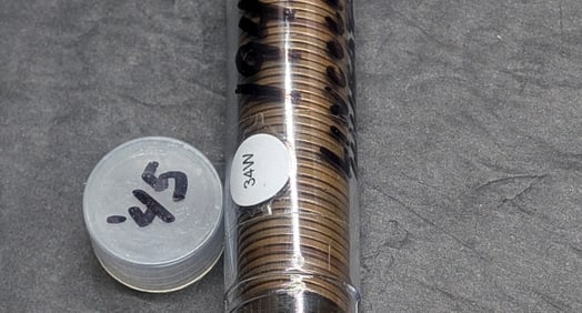 Roll of 50 1945 Lincoln Wheat Cents