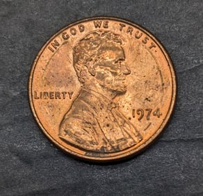 1974 Error Lincoln Cent