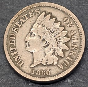 1860 CN Indian Head Cent