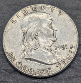 1951-P Franklin Half Dollar
