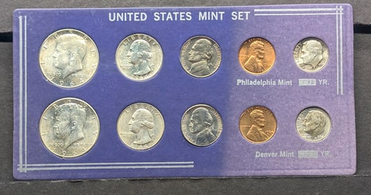 1964 U.S. Mint Sets, Philadelphia & Denver