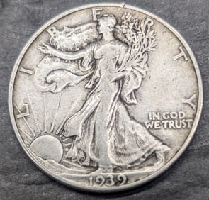 1939-P Walking Liberty Half Dollar