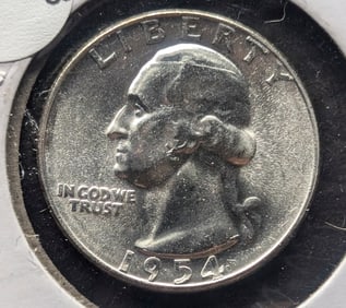 Silver Washington Quarter, Gem BU Blast White, Nice