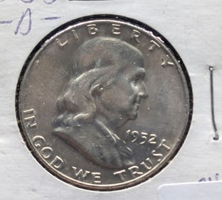 1952-D Franklin Half Dollar