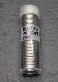 (roll of 40) Circulated Buffalo Nickels
