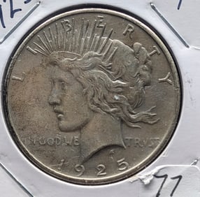 1925-P Silver Peace Dollar