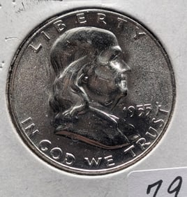 1955-P Franklin Half Dollar VERY NICE COIN