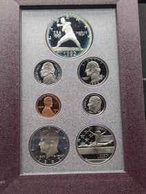 (7 coins) 1992-S US Mint Olympic Prestige Set