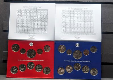 (20 coins) 2019 Uncirculated US Mint Set OGP