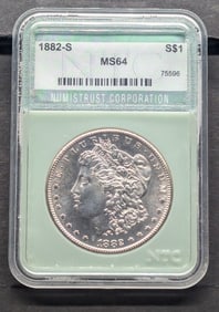 1882-S Morgan Silver Dollar MS64 by Numitrust