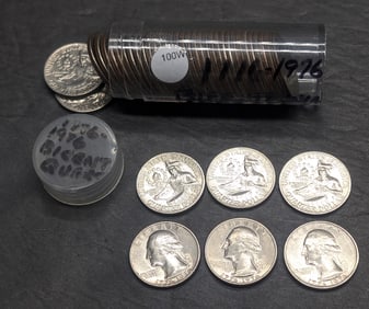 Tube Of 1976 Bicentennial Quarters