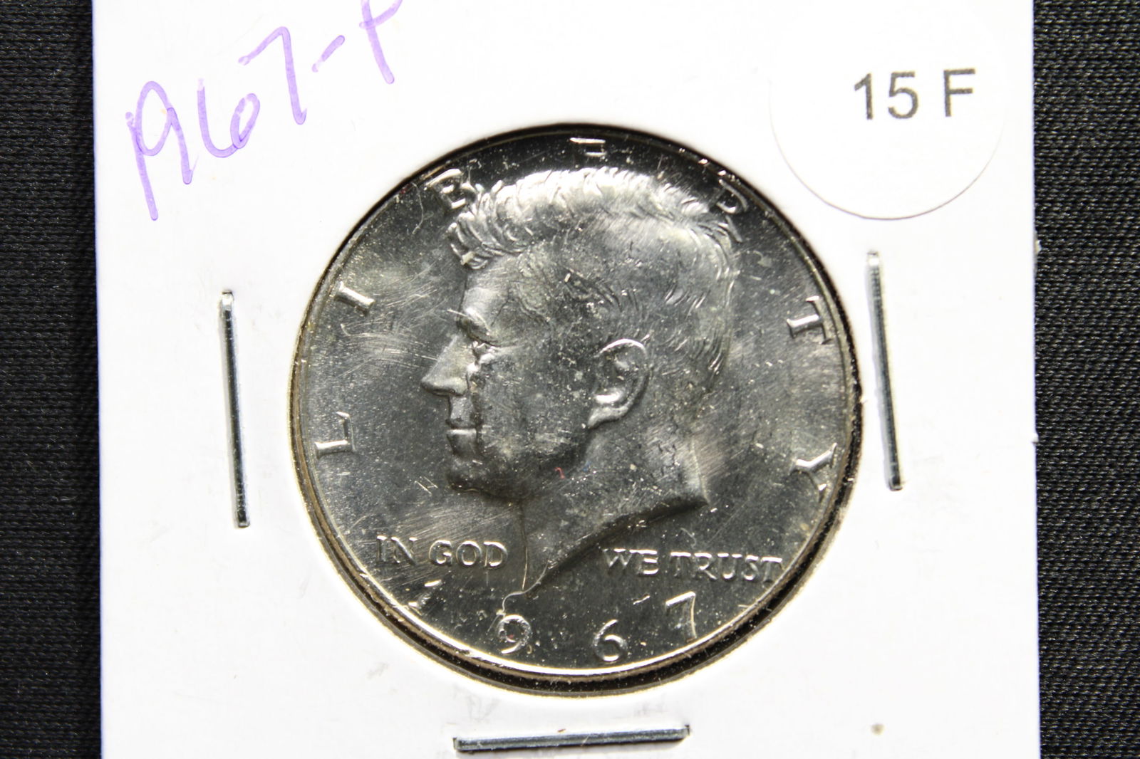1967-P Kennedy Half Dollar. 40% Silver. GEM UNC (1 of 2)
