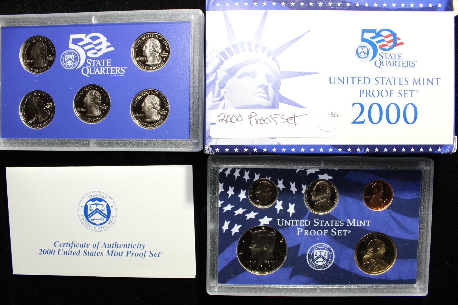 2000-S US Proof Set w/State Quarters (1 of 5)