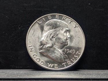 1949-D Franklin. Choice BU with full bell lines. Great luster.