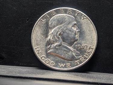 1949-S Franklin. BU with sharp strike. Key date.