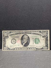 1934 C Series $10.00 Federal Reserve Note